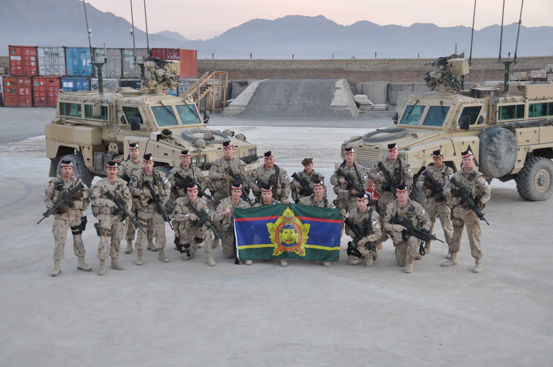 Argylls serving with the Provincial Reconstruction Team (force protection), 26 May 2009